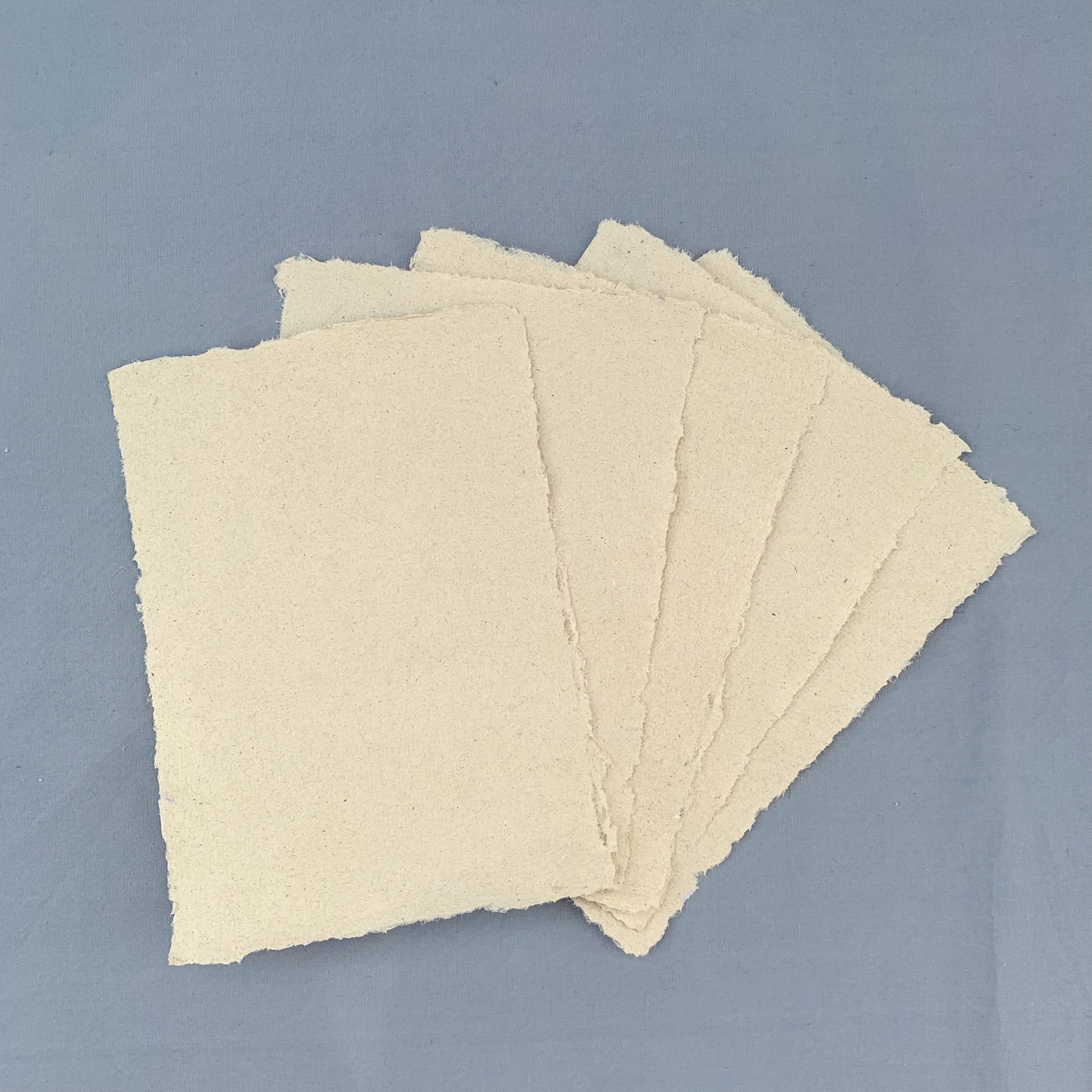 Beige Cotton Rag Deckled Edge Paper